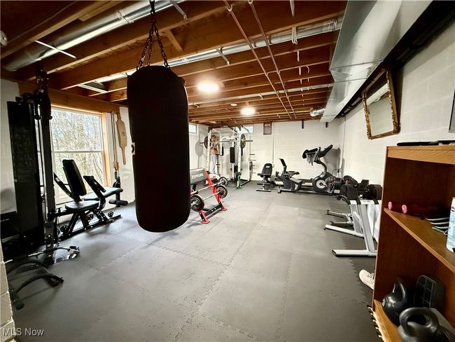View of exercise room, could easily be finished into 4th bedroom. | Image 34