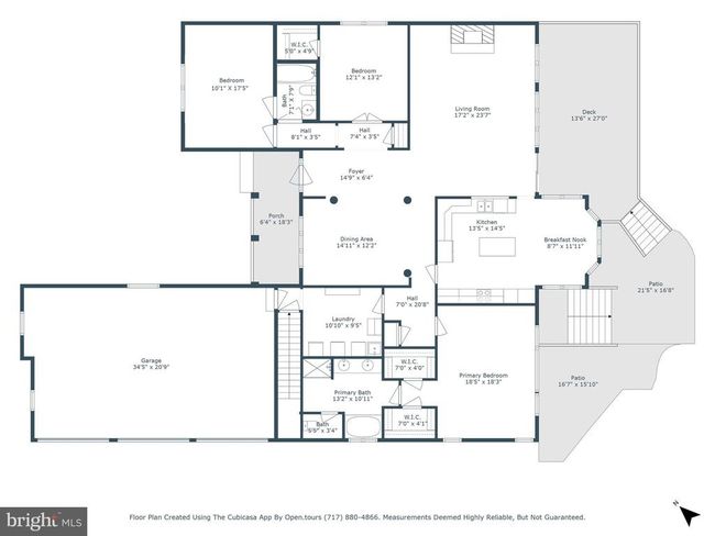 1718 Fountain Rock Dr, House other with 4 bedrooms, 3 bathrooms and null parking in DOVER PA | Image 35