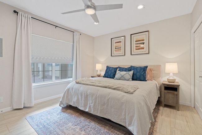 Bedroom, with beautiful new floors. | Image 15