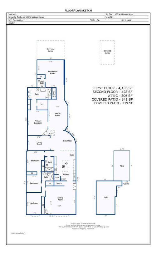 12756 Milbank St, Studio City, CA, 91604-1230 | Card Image