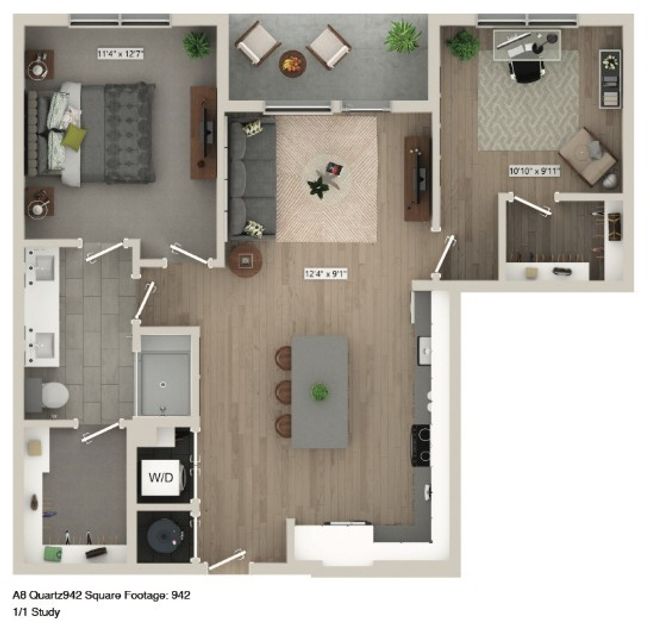 APT-4207 - 2000 Nahvi Rd, Condo with 1 bedrooms, 1 bathrooms and null parking in Mansfield TX | Image 28