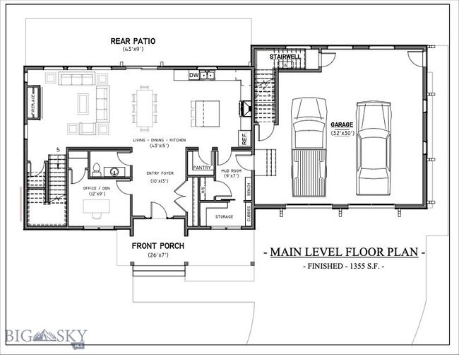 LOT-25 - 715 Colters Run Loop, House other with 3 bedrooms, 3 bathrooms and null parking in Gallatin Gateway MT | Image 5
