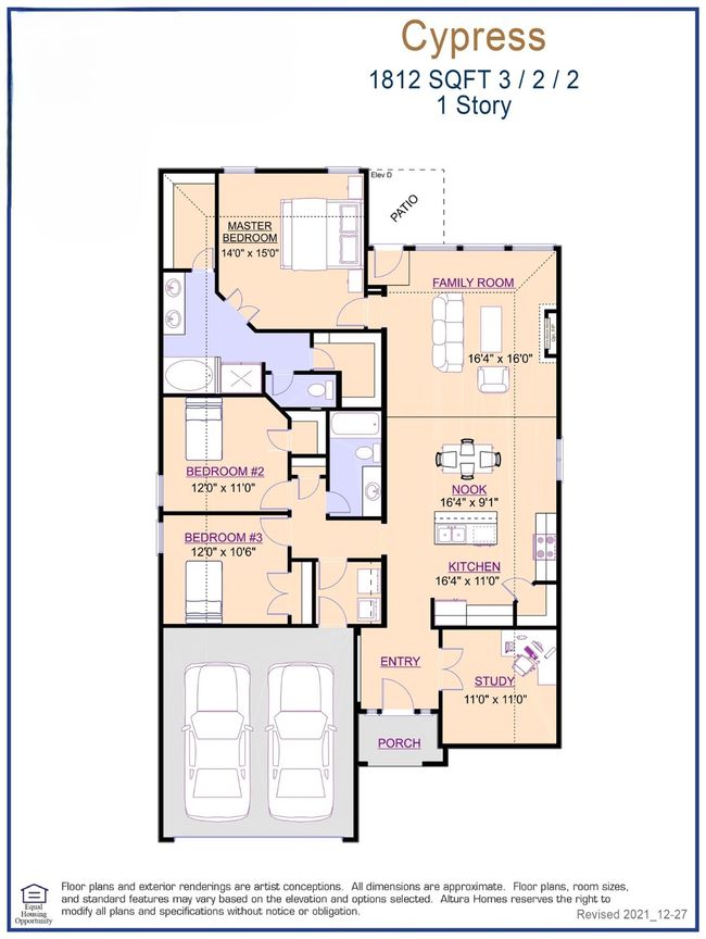 Cypress Floor Plan - Representative | Image 5