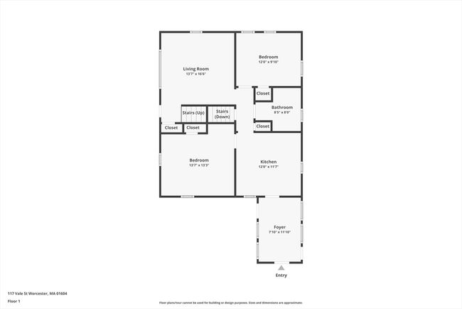 117 Vale St, House other with 3 bedrooms, 2 bathrooms and 4 parking in Worcester MA | Image 35
