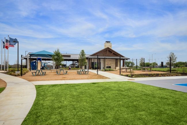 View of community with a lawn and a gazebo | Image 31