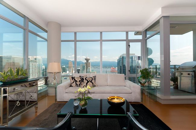 2703 - 788 Richards Street, Condo with 3 bedrooms, 2 bathrooms and 2 parking in Vancouver BC | Image 1