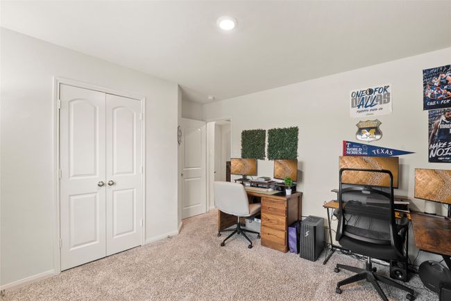 Office area with carpet flooring and baseboards | Image 23