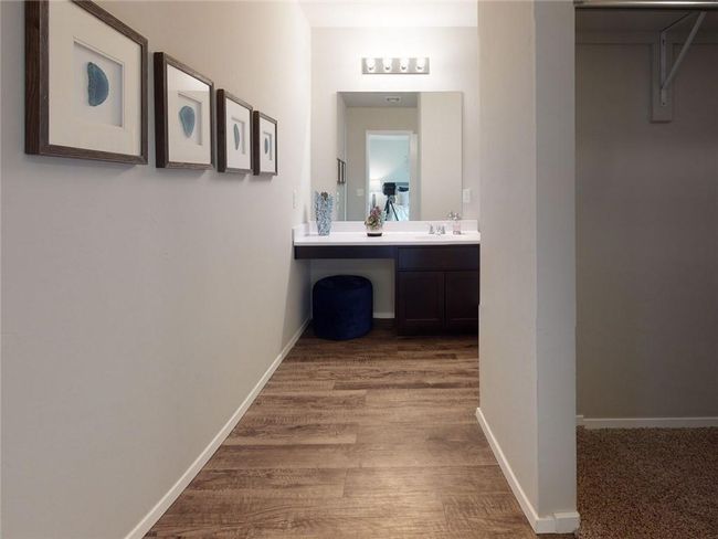 Bathroom with vanity and wood-type flooring | Image 17