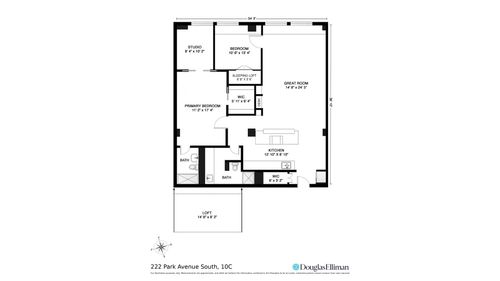 10c-222 Park Ave S, New York, NY, 10003-1507 | Card Image