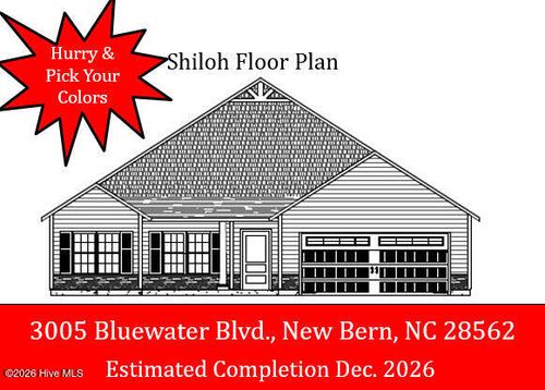 3005 Bluewater Blvd, New Bern, NC, 28562-2452 | Card Image