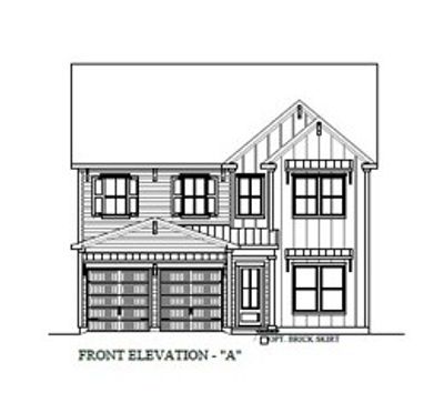 Front Elevation-You still have time to select exterior colors and interior finishes...but time is limited. This will be a inventory home and will begin construction Nov 2024. | Image 1