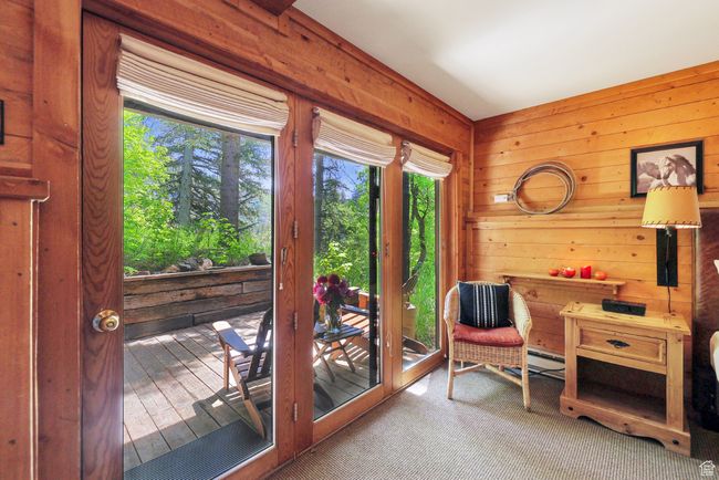 French doors to deck and hot tub | Image 43