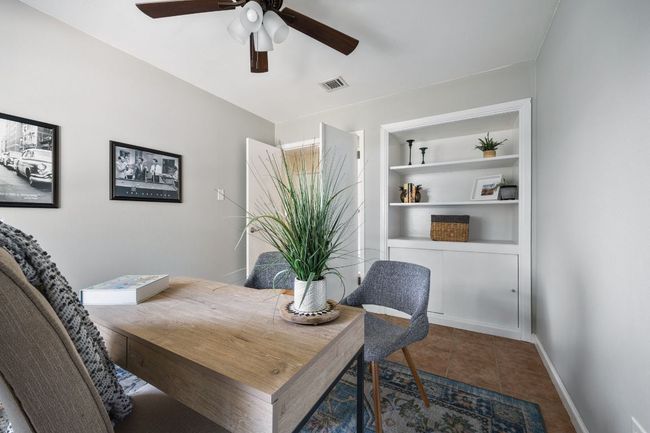 Office/4th bedroom with built in shelving and storage | Image 22