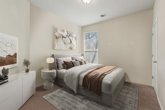 Virtually Staged: The secondary bedrooms are located upstairs. | Image 15