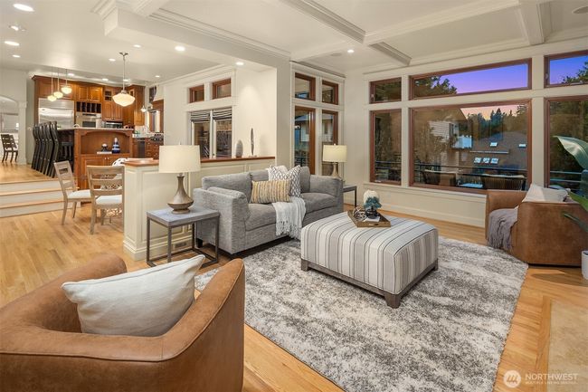 Relaxed and casual, this family room is everyone's favorite. | Image 13