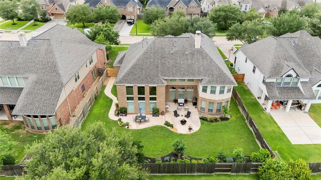 Aerial view of large backyard. | Image 46