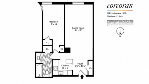 9d-159 Madison Ave, New York, NY, 10016-5436 | Card Image