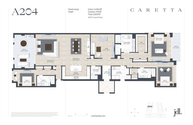 A204 - 1011 Us Highway 1, Condo with 3 bedrooms, 4 bathrooms and null parking in Juno Beach FL | Image 5