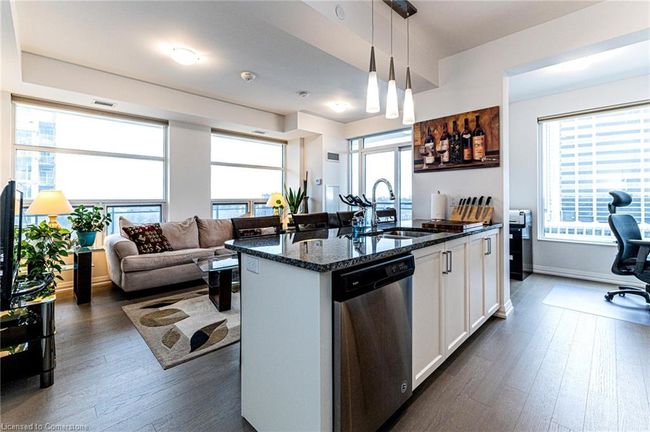 1106 - 155 Caroline St S, House attached with 1 bedrooms, 1 bathrooms and 1 parking in Waterloo ON | Image 6