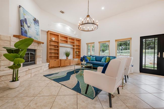 Custom built in cabinets and wired for surround sound. | Image 5