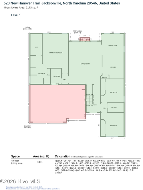 520 New Hanover Trl, Jacksonville, NC, 28546-4401 | Card Image