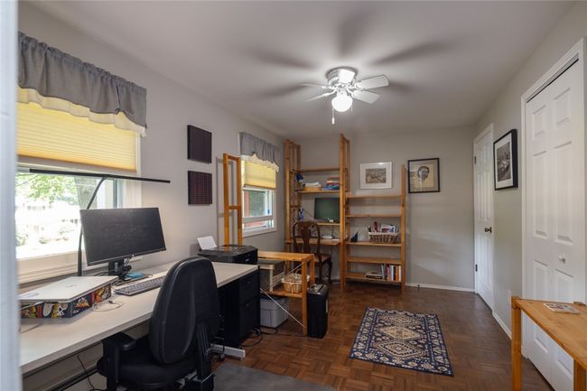 office/4th bedroom has parquet floors and is large enough for 2 work stations | Image 13