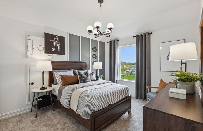 Comfortable secondary bedroom with generous closet space *Model representation | Image 20