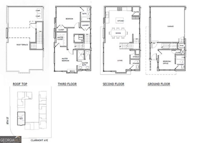 1954 8 Th St, Townhouse with 3 bedrooms, 4 bathrooms and 2 parking in Chamblee GA | Image 37