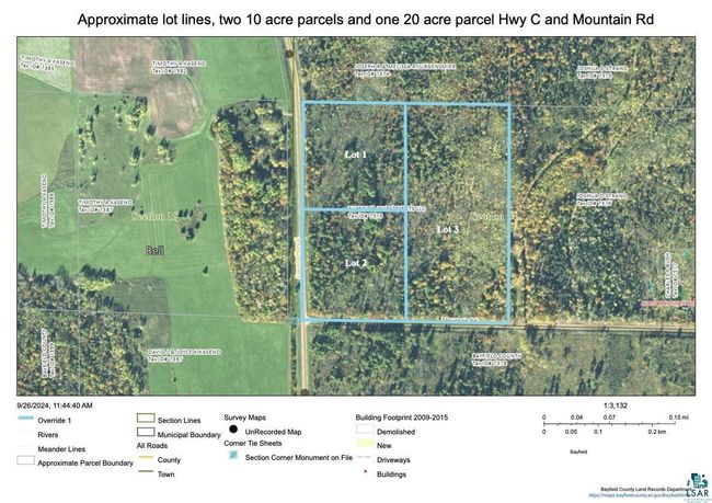 Lot 1 County Highway C, Home with 0 bedrooms, 0 bathrooms and null parking in Cornucopia WI | Image 10