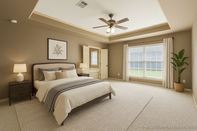 Virtually Staged Primary Bedroom | Image 14