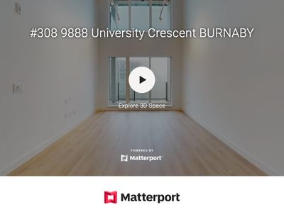 308 - 9888 University Cres, Condo with 2 bedrooms, 2 bathrooms and 1 parking in Burnaby BC | Image 1