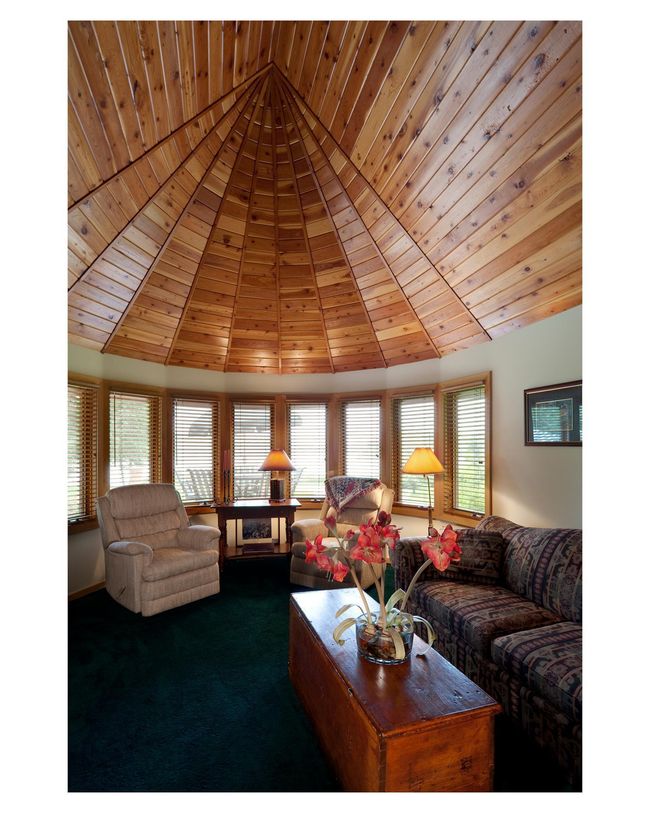 Another architectural charm with the tongue and groove domed ceiling at St. Francis | Image 104