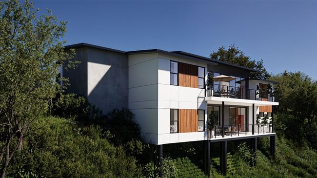 Back of house proposed rendering. Home under construction. | Image 5