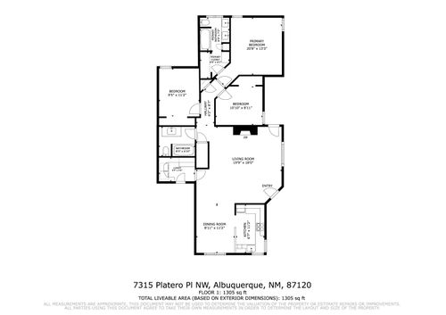 7315 Platero Pl Nw, Albuquerque, NM, 87120-1595 | Card Image