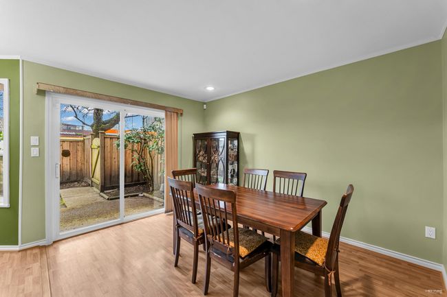 Dining space with recessed lighting, light wood-style flooring, and baseboards | Image 9