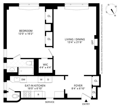 11d-128 Central Park S, New York, NY, 10019-1565 | Card Image
