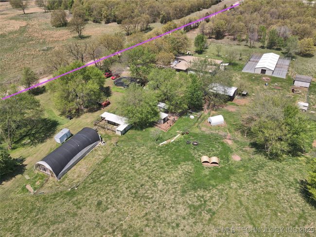 35 fully fenced acres with barn, greenhouse & animal pens | Image 42