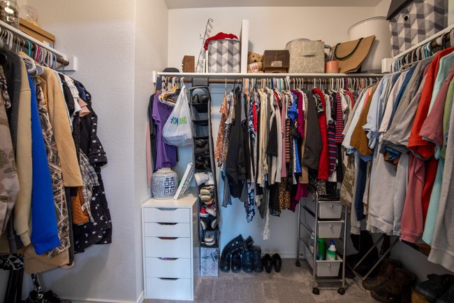 Walk in closet with carpet flooring | Image 14