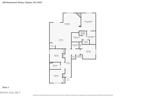 209 Rosemount, Rocky Mount, NC, 27804-7445 | Card Image