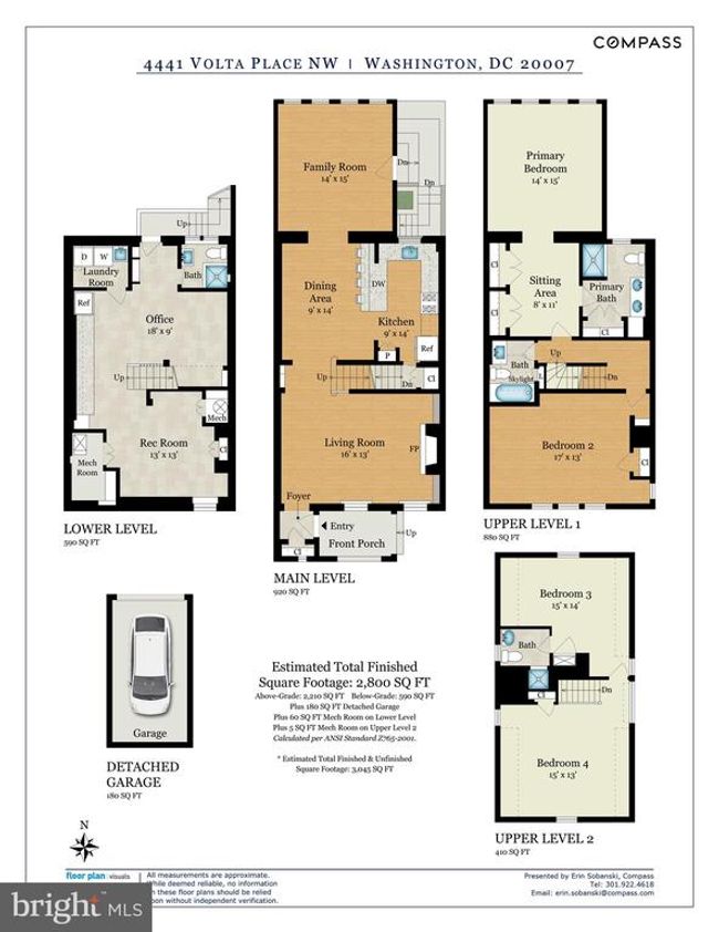 4441 Volta Pl Nw, Townhouse with 4 bedrooms, 4 bathrooms and null parking in WASHINGTON DC | Image 32