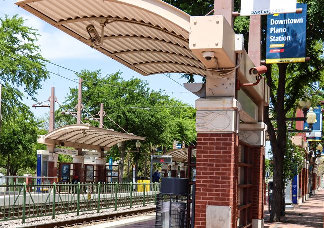 DART rail Plano Downtown Station. | Image 38