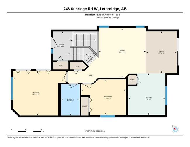 248 Sunridge Road W, Home with 4 bedrooms, 2 bathrooms and 2 parking in Lethbridge AB | Image 24