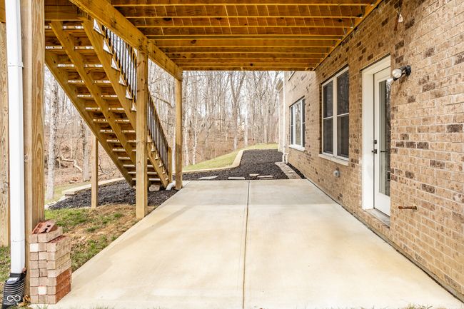 Patio off of the finished basement. | Image 58
