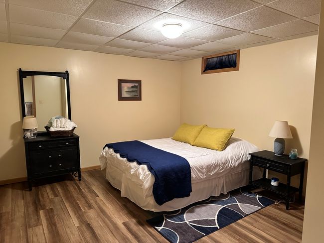 Bedroom 4 in basement. | Image 34