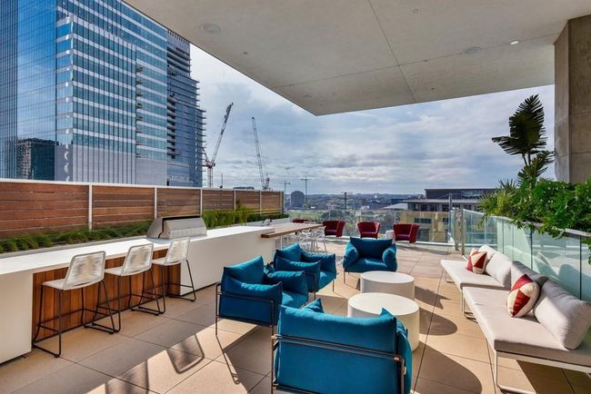 View of patio with an outdoor living space and fence | Image 20
