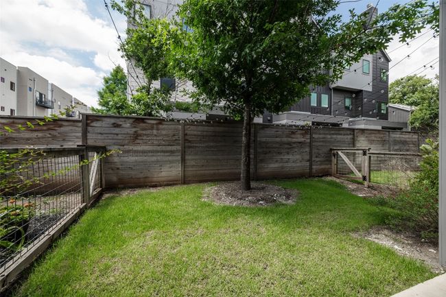 View of yard featuring a fenced backyard | Image 27