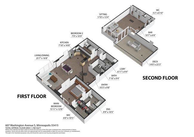APT-504 - 607 Washington Ave S, Condo with 2 bedrooms, 3 bathrooms and null parking in Minneapolis MN | Image 29
