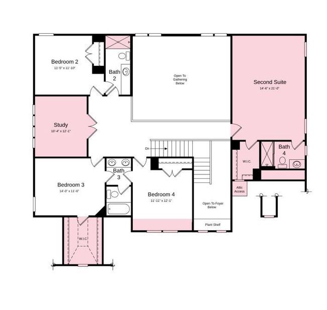 Additional Highlights Include: covered outdoor living, additional bedroom suite and study upstairs, estimated $60, 000 design studio allowance included in price to select your own design options! | Image 4
