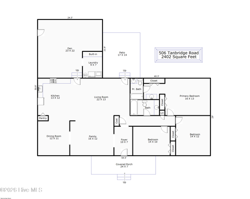 506 Tanbridge Rd, Wilmington, NC, 28405-3924 | Card Image