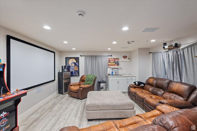 Cinema featuring recessed lighting and LVP floors | Image 23